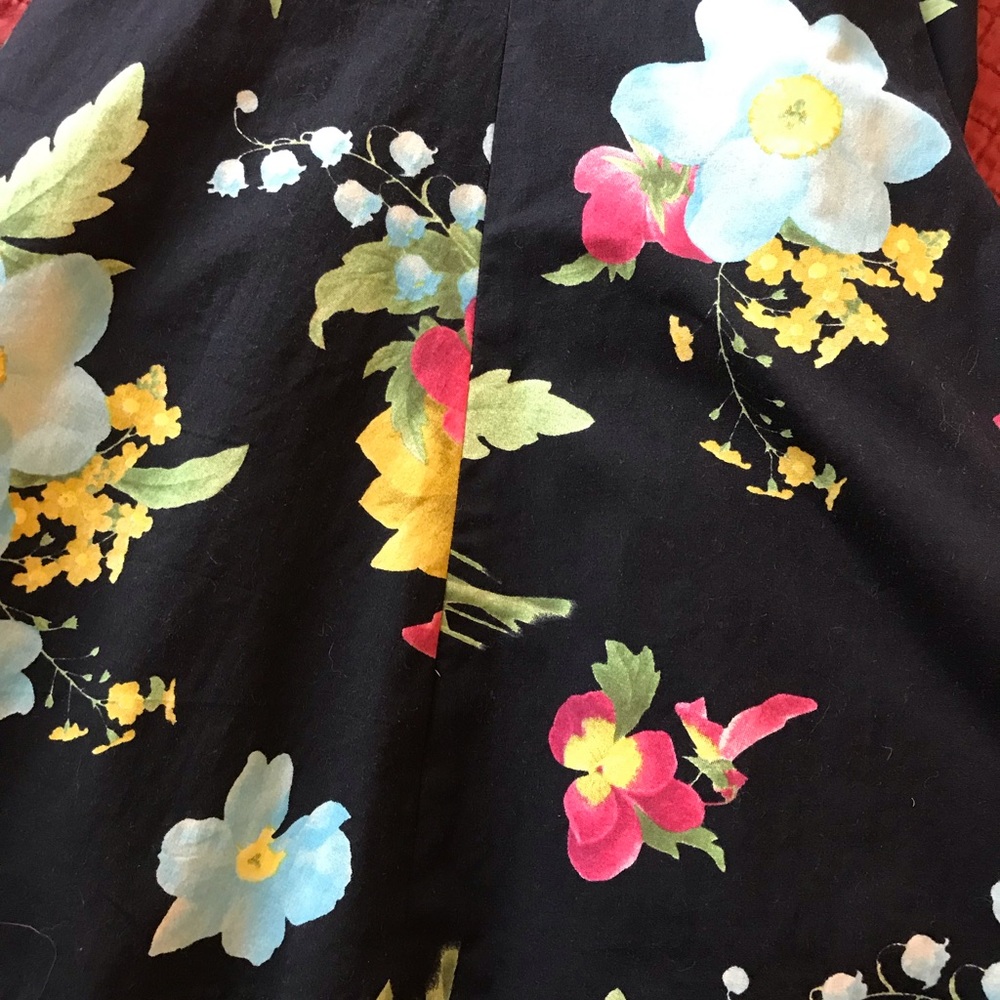 “SPARK Joy” Vintage Lined Floral Cocktail Dress 8 - Picture 6 of 8